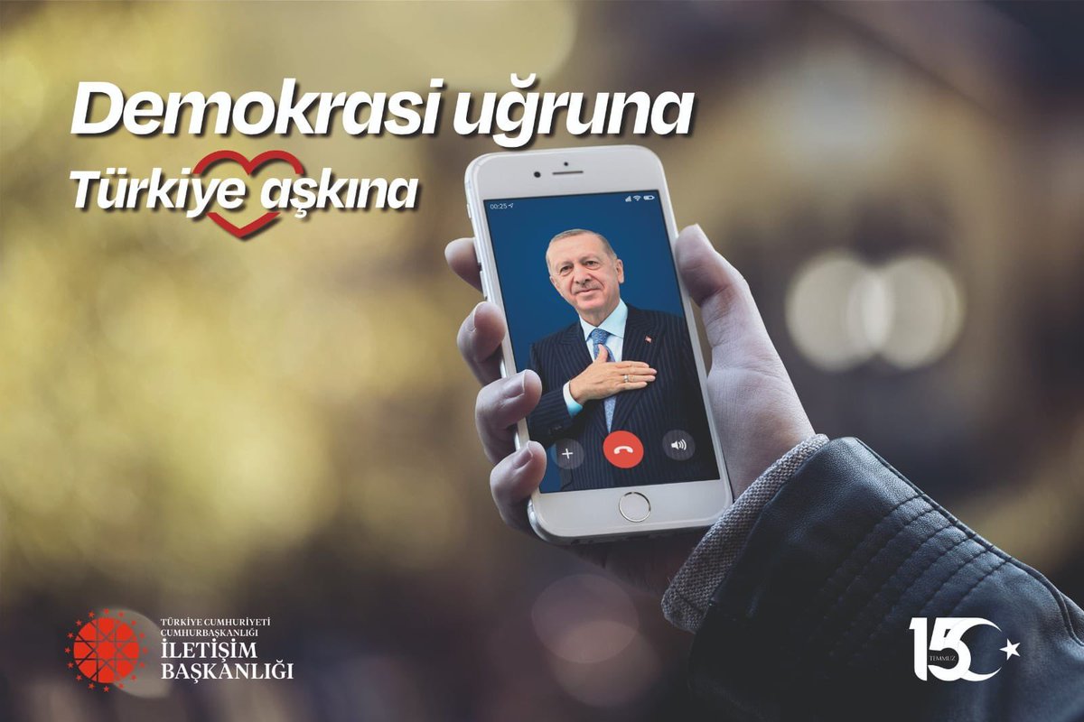 #15TemmuzDemokrasiveMilliBirlikGünü’nde;

🇹🇷Bağımsızlık uğruna🇹🇷

🇹🇷Ay yıldız uğruna 🇹🇷

🇹🇷İstiklal uğruna 🇹🇷
 #TürkiyeAşkına alanlardayız.🇹🇷

Valiliğimiz öncülüğünde #15Temmuz direniş ruhunu yaşatmak için yine bir aradayız.

🗓️15 Temmuz - Cuma

⏰20.00

📍Demokrasi Meydanı