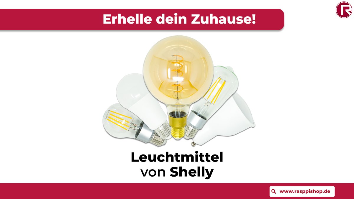 rasppishop's tweet photo. Smarte Beleuchtung, total easy. ✌️ 
Ersetze deine alten Leuchtmittel mit den smarten LED-Leuchtmitteln von Shelly. Einfach installiert, per WLAN steuerbar. Erhelle dein Zuhause! 💡
https://t.co/h76O8dkktu

#rasppishop #schipkau #smarthome
#shellysmarthome #ledlights #smartledbulb https://t.co/yLO5DZmleF