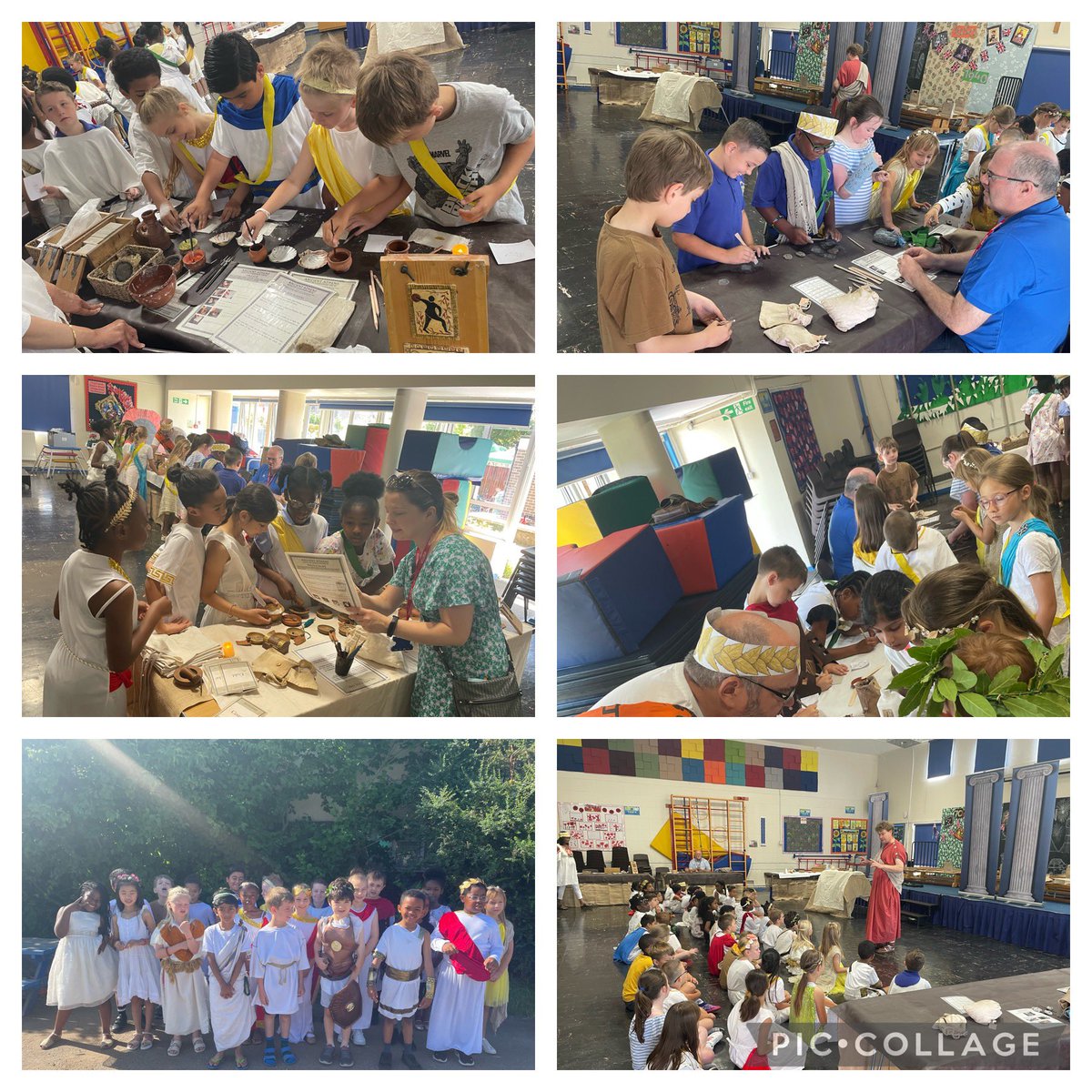 StTeresasHarrow's tweet photo. Year 3 had a brilliant day getting dressed up and stepping into the life of Ancient Greeks! They created some beautiful pieces of Art work & even made medicine. ππ¬π· #StTs #Topiclearning #funday #Historyoffthepage https://t.co/sNqGMWw3dr