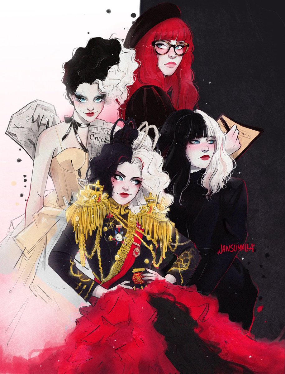 The More dark..🫥
The More fashion i like...🥰
Cruella"s Fashion Garbage Is the Big Deal To me😍