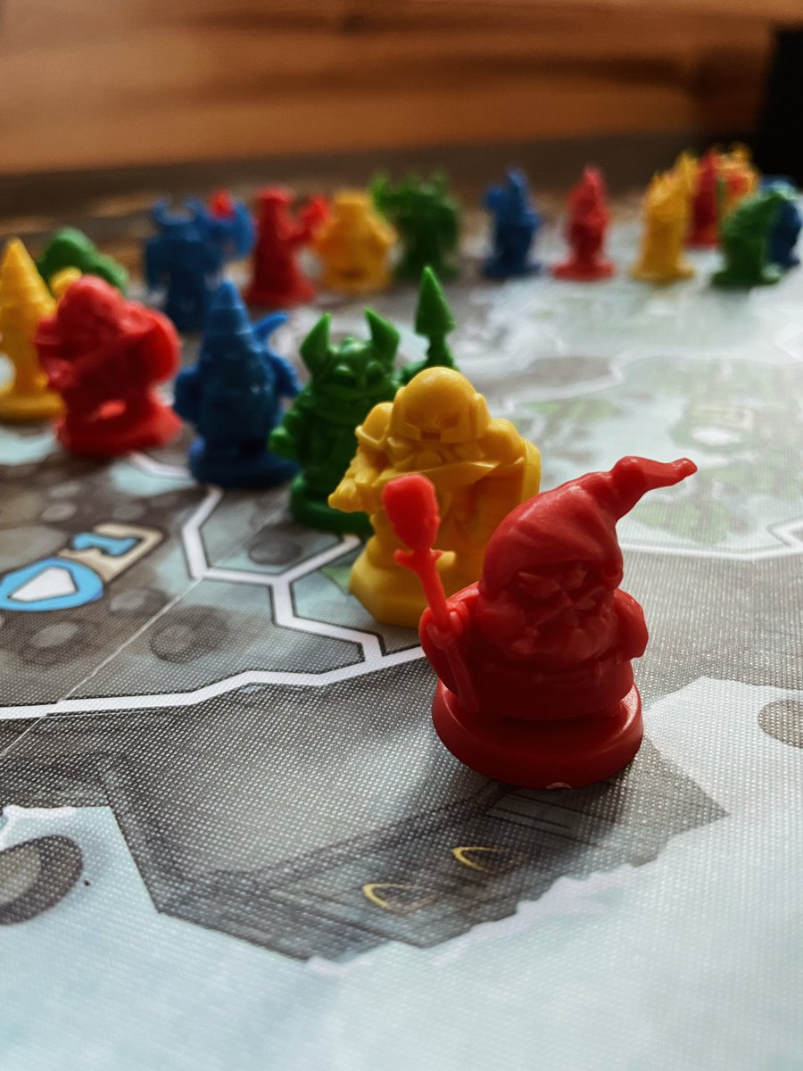 Vesuvius_Media's tweet photo. Why did the chicken... I mean Dwarf.... cross the road?🐔
To get to the other mine! 🤭💎 #dwar7swinter 
#puns #chicken #boardgamer https://t.co/s7oOABiLQ7