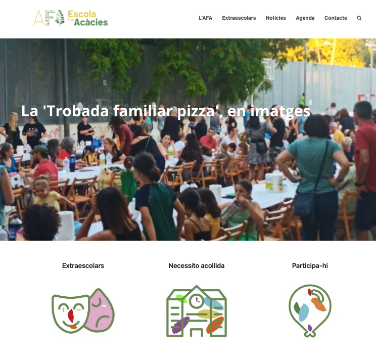 AFA_LesAcacies's tweet photo. Benvinguts/udes al nou canal informatiu de l'AFA Escola Les Acàcies. Recordeu que també podeu consultar el nostre web: https://t.co/2umOlPeh1j
Seguiu-nos! https://t.co/8i1oNlbjWa