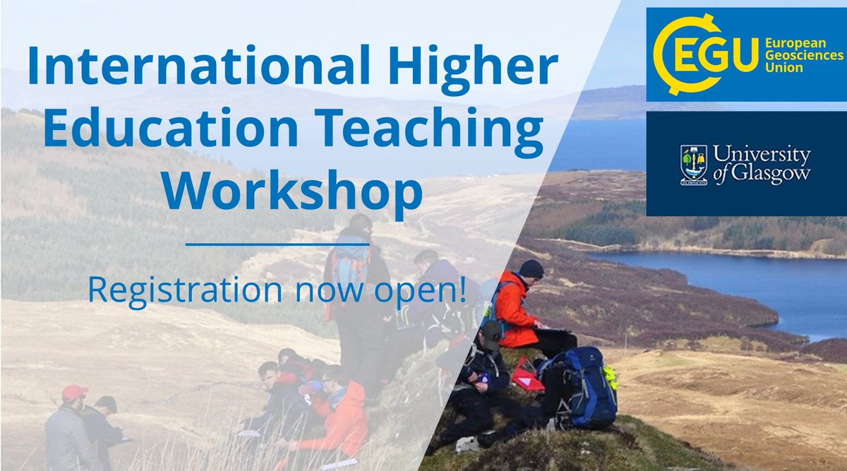UofGGES's tweet photo. Be part of a workshop about teaching geoscience in Higher Education with @Profiainstewart, Ben Lepley from @SRKConsulting, @MartinDHurst from @DynamicCoasts, Katie Whitbread from @BritGeoSurvey, Dr Jacqueline Houghton @SEELeeds, @riemalm 
Read more: https://t.co/GH4UNHjDcY https://t.co/UQVY01muBa