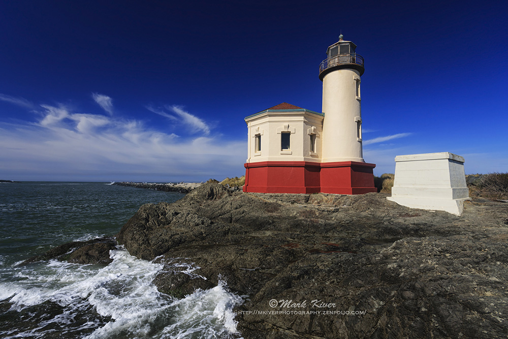 The Coquille River Lighthouse near Bandon Oregon. Find it Here bit.ly/3PsYF1W Very unique and accessible. #FindArtThisSummer #BuyIntoArt #coquilleRiverLighthouse #Lighthouse #Oregoncoast #bandonOregon #Seascape #Photographylovers