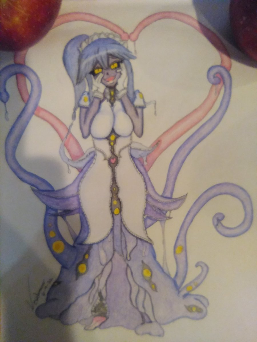 lewdomancer's tweet photo. Next up,a very-yandere Shoggoth-chan! 

#monstergirls https://t.co/3uTgTZ86kM