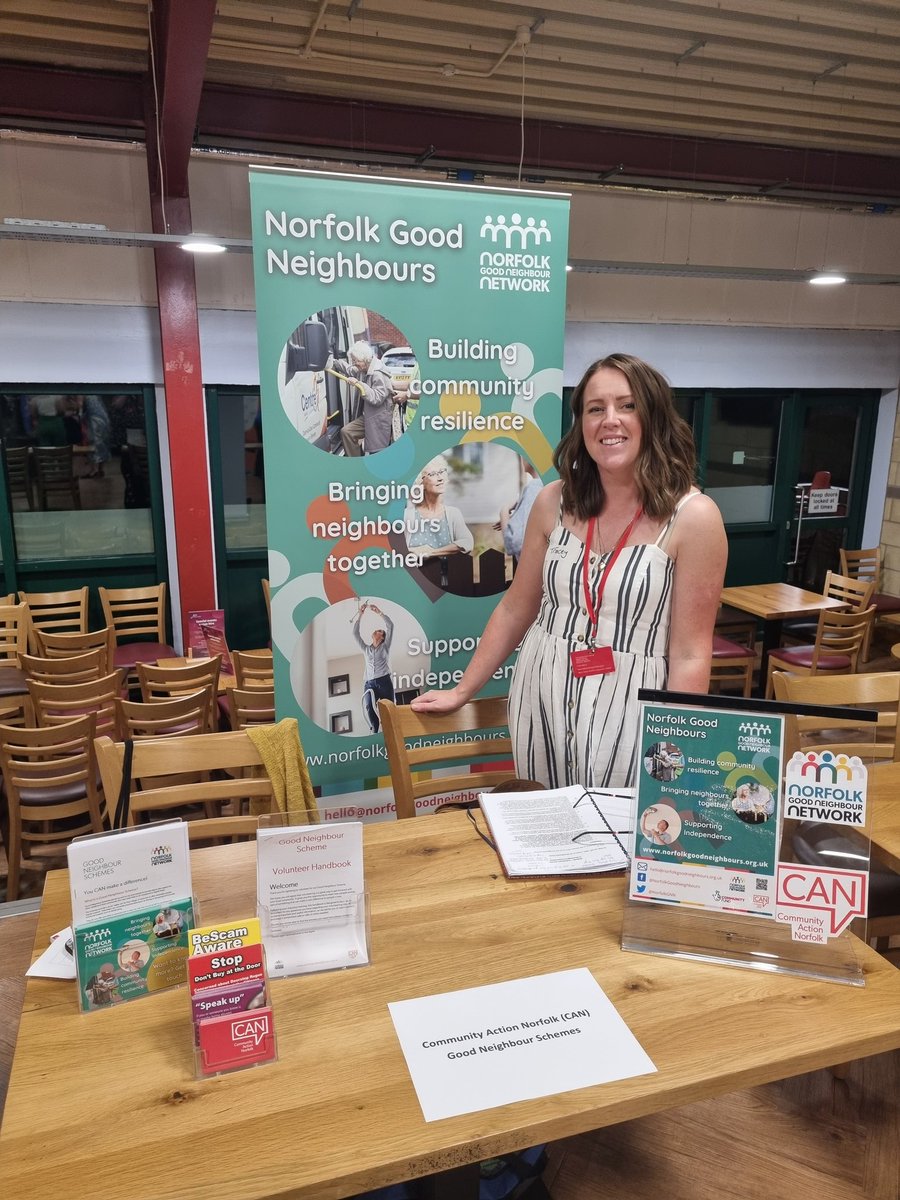 We're at <a href="/Lynnsport/">Alive Lynnsport</a> today as part of the Volunteer Marketplace, promoting #NorfolkGoodNeighbours <a href="/CANorfolk/">Community Action Norfolk</a>