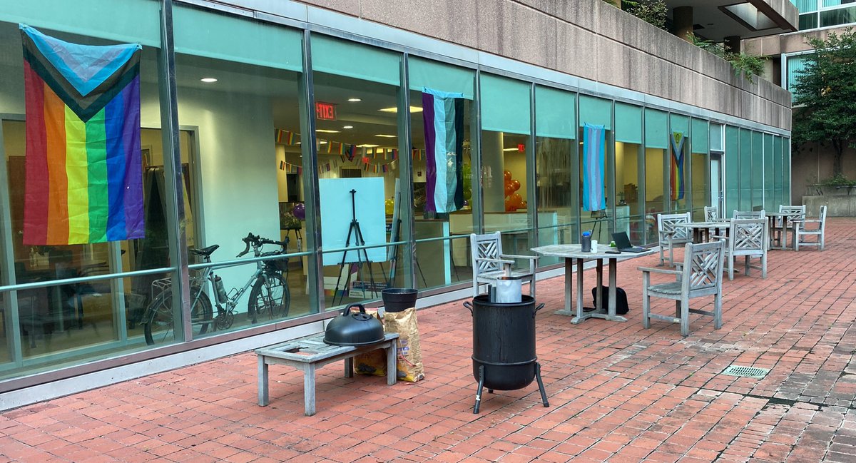 DCLGBTQ's tweet photo. Don’t miss our #LGBTQIA community cookout and open house TODAY at 4pm.

You know it’s gonna be good bc we started the smoker at 7am!

There will be delicious foods, drag, art and of course… tours of our/the community’s office space!

Details/RSVP: https://t.co/E4zgXnQ6yZ https://t.co/3yXvTDpRQr