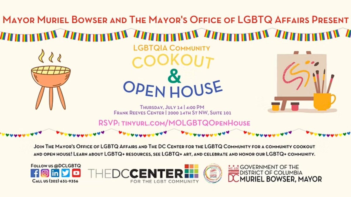 Don’t miss our #LGBTQIA community cookout and open house TODAY at 4pm.

You know it’s gonna be good bc we started the smoker at 7am!

There will be delicious foods, drag, art and of course… tours of our/the community’s office space!

Details/RSVP: tinyurl.com/MOLGBTQOpenHou…