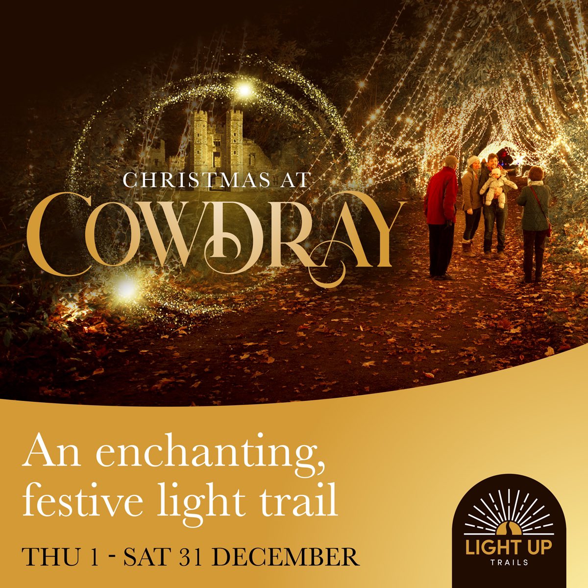 LightUpTrails's tweet photo. Christmas at Cowdray is back with a brand new route and promises to be BIGGER &amp; BETTER than before and Santa and his Reindeer will be joining us! Book now for best availability 🎅🏼🎄💫
https://t.co/wxKo8GBg3Q https://t.co/5Vr1K7LF42