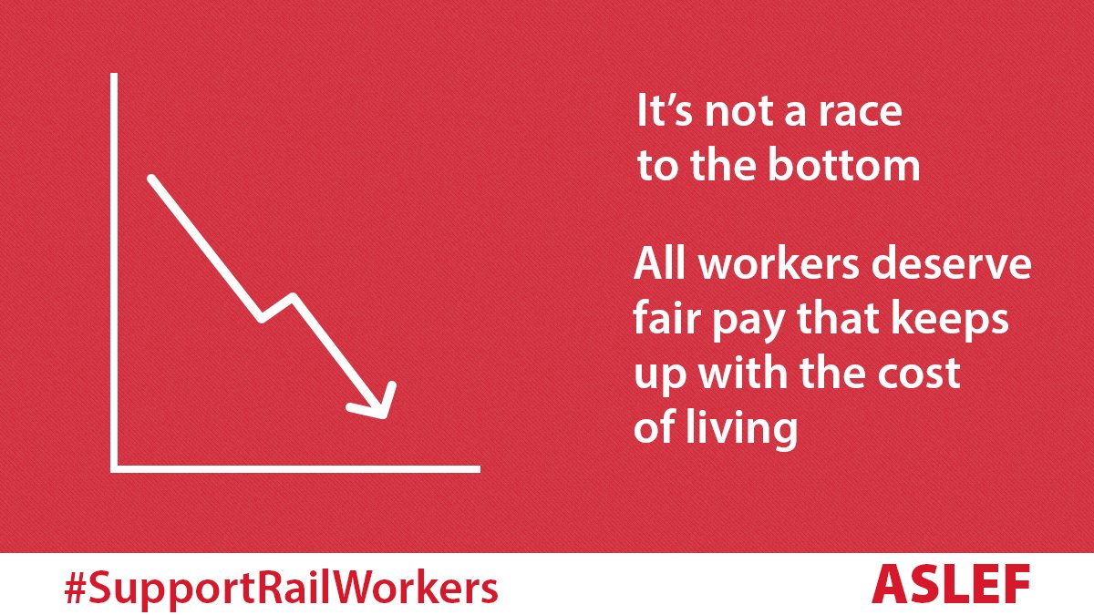 ASLEFunion's tweet photo. Strike action is a last resort - we're always open to talks if employers or the government want to make a fair and sensible offer.

Everyone deserves pay that keeps up with the cost of living.

🤝 We stand in #solidarity with all workers fighting for fair pay and conditions. https://t.co/WmB1DFDgIY