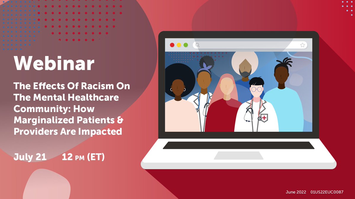OtsukaUS's tweet photo. It is vital to acknowledge how racism affects not just patients, but healthcare providers as well. Learn more from @PsychU on July 21 at 12 PM ET about the critical mental health needs of BIPOC providers and how we can support them: https://t.co/Ppc5sfwTtk #BIPOCMentalHealthMonth https://t.co/qLumbplQ1N