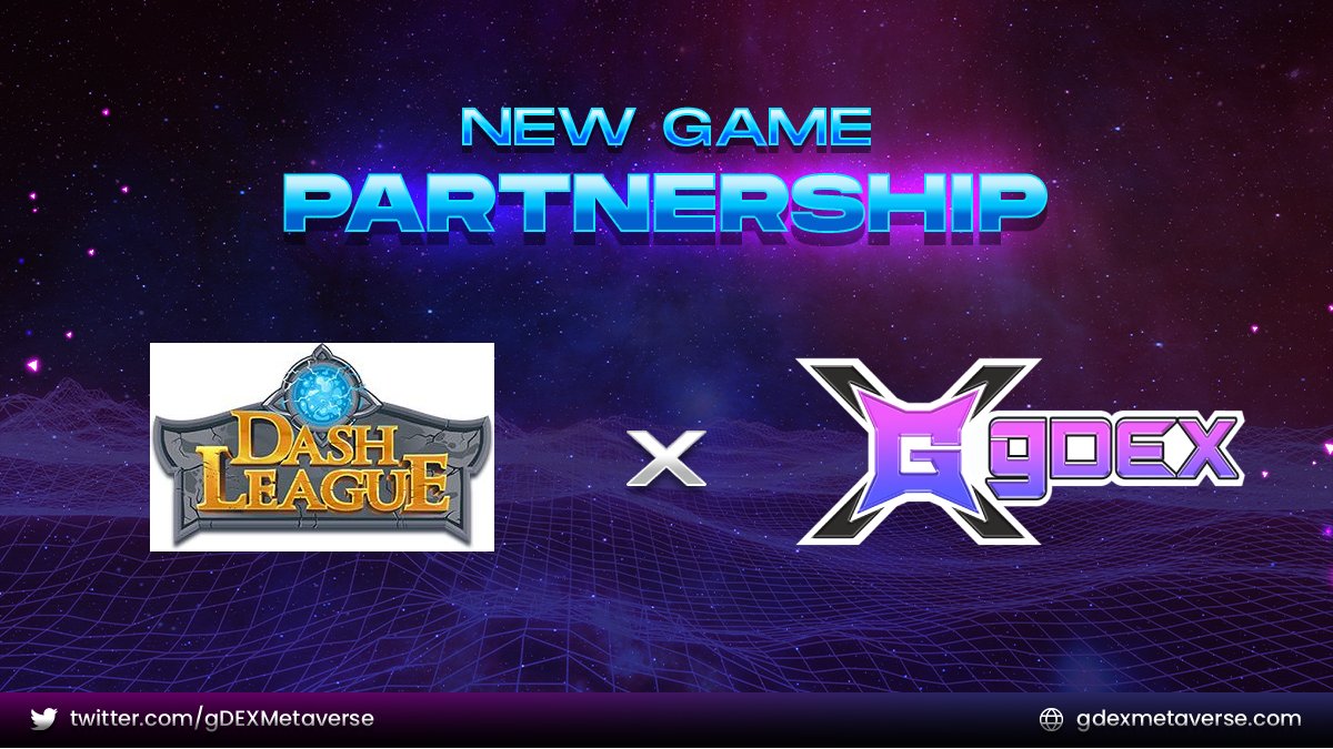 MoonstaxWeb3's tweet photo. DashLeague is an AI-generated open-world fantasy MMORPG where players can buy, sell, trade, battle, farm, mine, and conquer dungeons 🐉 

gDEX is proud to announce partnership with @playdashleague 🤝 

👓 Read more here: https://t.co/J9VMQLpMcB https://t.co/A8kkpZrxbB