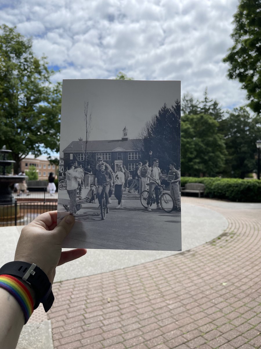 radfordu's tweet photo. It’s amazing to see the ways that campus has changed over the years. We spent a day matching up locations on campus to old photos from our archives as far back as 1940! 😍It is definitely #notthesameasitwas! #ThrowbackThursday https://t.co/MHPDF8wWLk