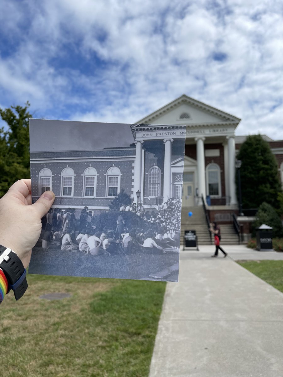 radfordu's tweet photo. It’s amazing to see the ways that campus has changed over the years. We spent a day matching up locations on campus to old photos from our archives as far back as 1940! 😍It is definitely #notthesameasitwas! #ThrowbackThursday https://t.co/MHPDF8wWLk