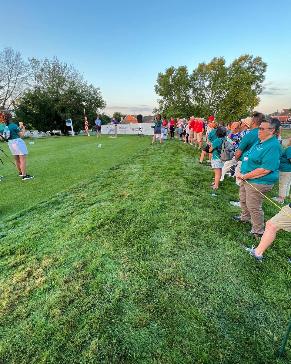 truckkarma's tweet photo. We are rolling here for round 1 of the @MHChampionship! Awesome crowd for the ceremonial first tee shot! #morethanagame #family https://t.co/yBFXNHQ1ry