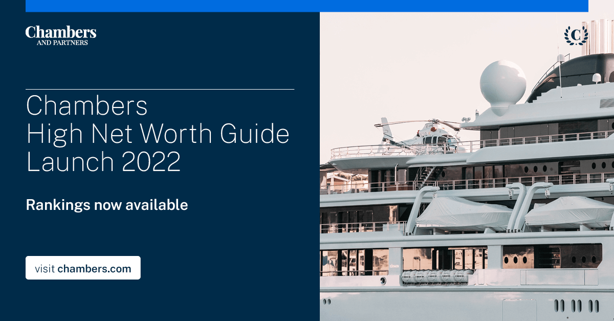 Chambers and Partners on Twitter "The Chambers High Net Worth 2022 rankings are now available