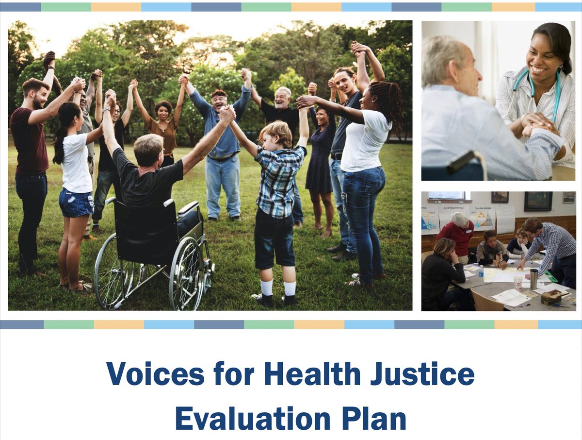 InnoNet_Eval's tweet photo. Are you interested in participatory approaches for a more #EquitableEvaluation?
Learn more w/ The Voices for Health Justice Evaluation Plan. It describes their process, approach, methods, & frameworks
https://t.co/AhPtdGVC4j https://t.co/RHJUVLk9YJ