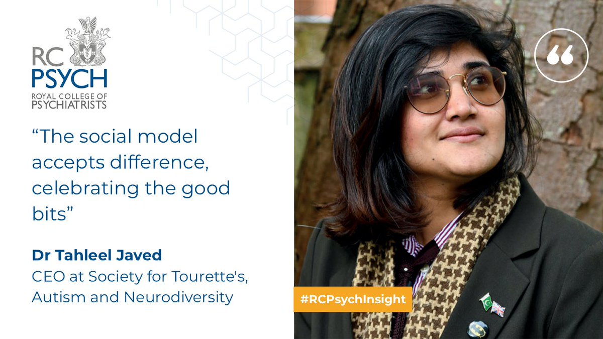 rcpsych's tweet photo. Issue 20 of RCPsych Insight has Dr Taheel Javed (@inn_saan) share her experience working as a Psychiatrist with Autism.

READ ALL ABOUT IT HERE ➡️ https://t.co/auFsBiH8pV https://t.co/n8rDp9OfIu