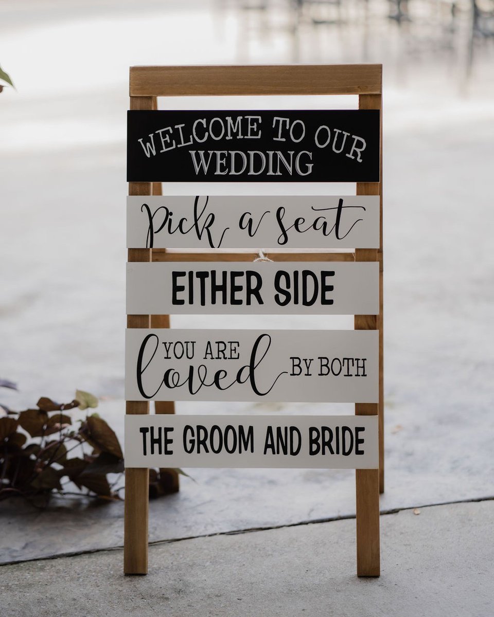 RutheJacksonCtr's tweet photo. Whether it be with ushers or cute signage, giving your guests direction when they walk into RJC can be another step in making your ceremony run smoothly! ⛪📷🥂
Photo credit: Madbam Media 
🔗 Link for more RJC info - https://t.co/E9Raaw3rAM https://t.co/z275pF8Owm
