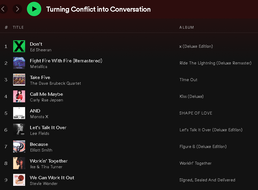 We’re not DJs. But if you’re looking for experienced help in turning conflict into conversation, tune in at dutchessmediation.org.

#mediation #disputeresolution #restorativejustice