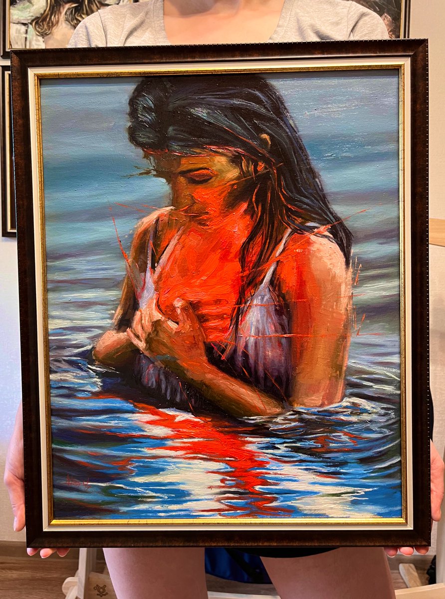 AdrianDiazArte's tweet photo. ☺️
Encargo terminado!! Cliente muy emocionado por tener la versión al óleo de una de mis obras digitales!! 😊

#oilpainting #art https://t.co/dG6f5KdsY9