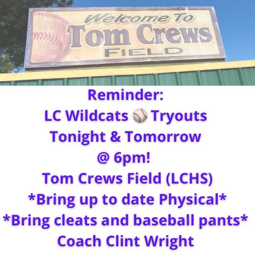Tryout Info!