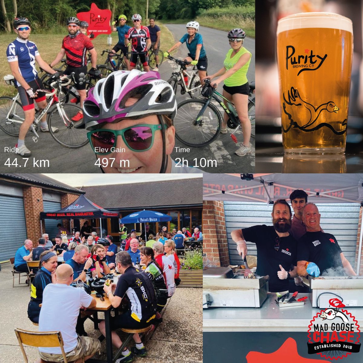 Thanks to everyone who came to the Mad Goose Chase last night. We loved enjoying a few beers, a burger and a chat with you all. 

Our next MGC is 27th July. Grab a bit more info and a free ticket here: rebrand.ly/MadGooseChaseJ…

#PureCommunity #MadGooseChase #RealAle #Cycling