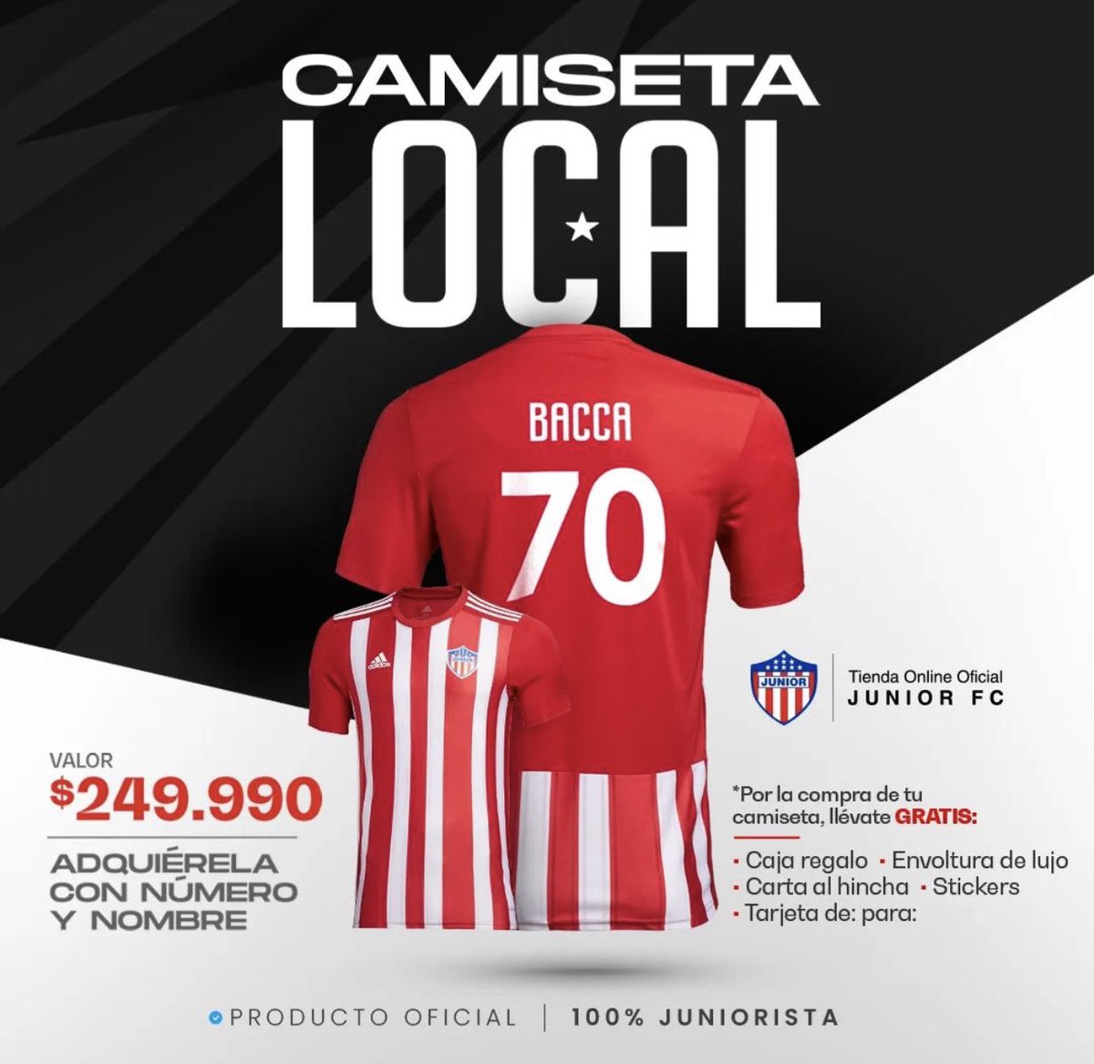 TiendaJuniorFC's tweet photo. @johnecantillo @JuniorClubSA @adidasCO 😻 https://t.co/elfqLBotUA