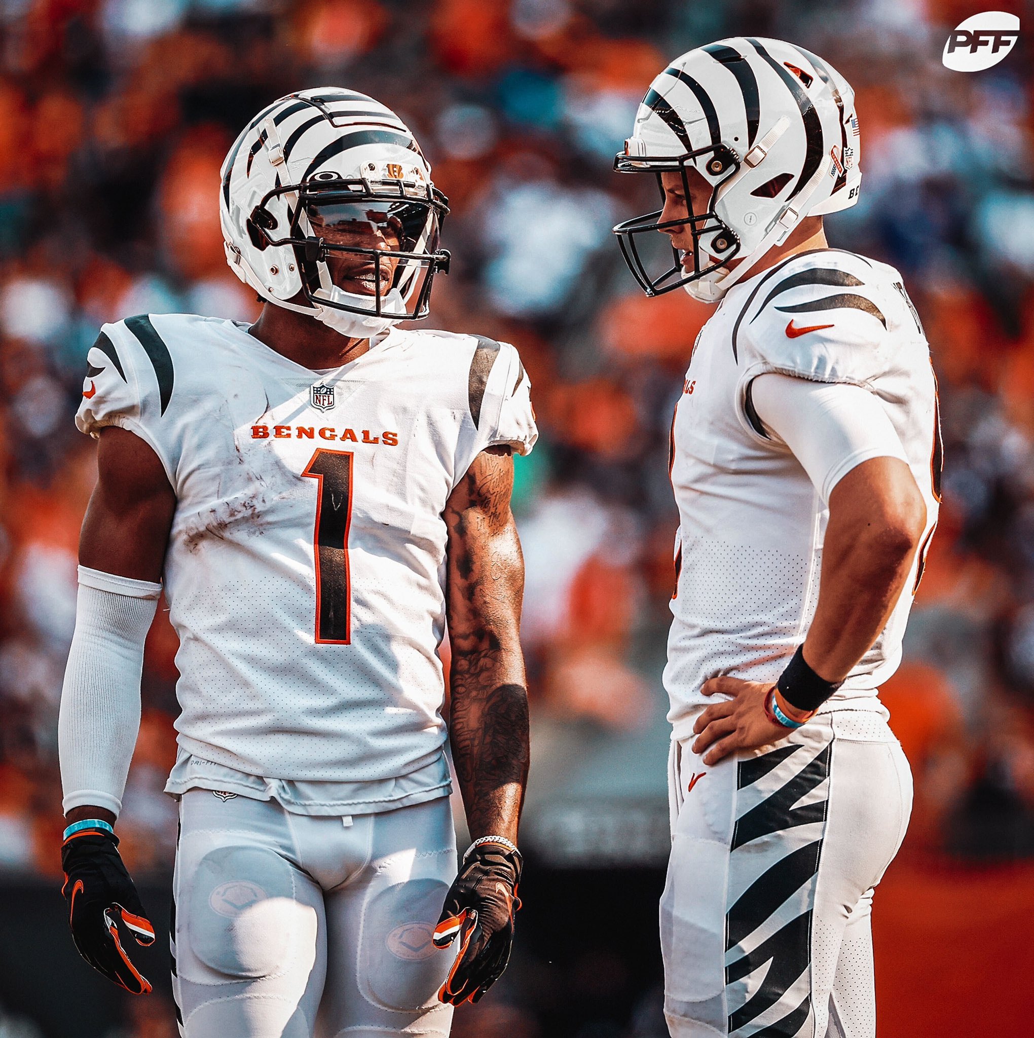 Why don't the Bengals wear white helmets?