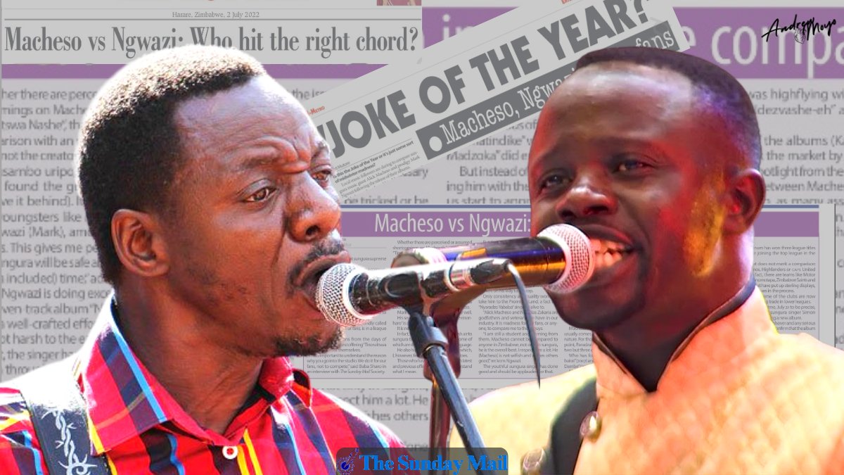 SundayMailZim's tweet photo. Alick Macheso and Mark Ngwazi’s new albums have sparked an interesting debate among music fans. Who do you think released a better project between the two?
#TheSundayMail #Macheso #Ngwazi https://t.co/Qby0lUv3JS