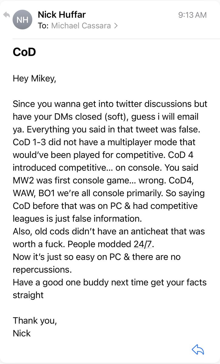 Mike Cassara tweet media