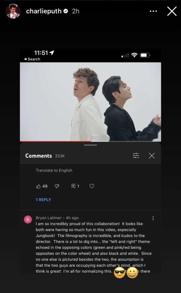 amom_who's tweet image. Cute new mv about a gay couple. Obviously not everyone wants to see it that way but even Charlie confirmed it. And who wouldn’t want Jungkook to be your obsession? #normalizeit youtu.be/a7GITgqwDVg