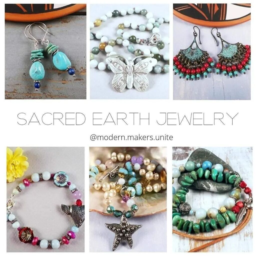 Happy Thursday everyone! 

It is time to spread some small shop love. We would like to introduce you all to Michele of Sacred Earth Jewelry.

We met her during our Monday Meet &amp; Greet.  We loved her work so much we wanted to share her incredible talent w… instagr.am/p/Cf_oNc1O2z9/