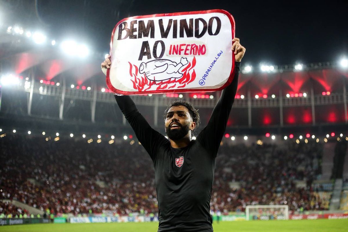 FlaGalaxy's tweet photo. Bem vindo ao inferno! Ou melhor, mal vindo… 🔴⚫️ https://t.co/GshCbH5ICu