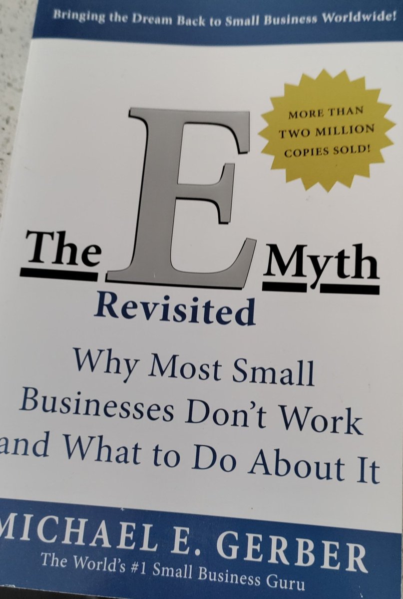 HiveThinking's tweet photo. An oldie but a goodie.  A readable book with a simple message... don't try and do everything yourself. #business #franchise #businesscoach https://t.co/snAbdZFSv2