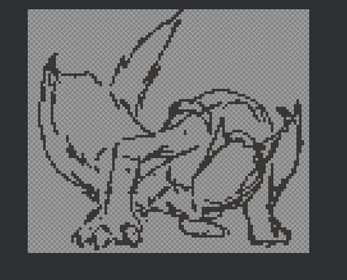 ollistration's tweet photo. Next monster coming up for the #MonsterDex 
Can you guess which?

#MonsterHunter #sunbreak #pixelart #pixaki https://t.co/O02j0sIKET