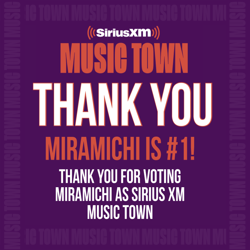 Miramichi we did it! We've once again come together to show the country we are a small town that can make big things happen for ourselves! Thank you to all who voted! #arkells #siriusxmcanada #miramichi #discovermiramichi