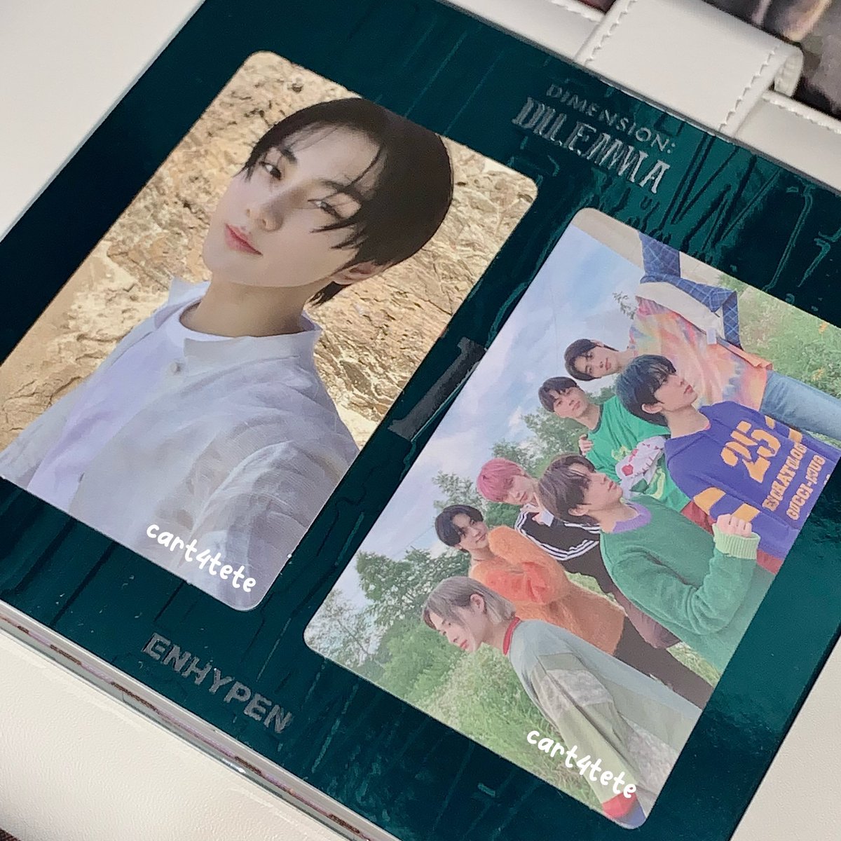 cart4tete's tweet photo. 🧾wts lfb ph help rt ✧𓂋

#sells4tete 

      𖦹 jungwon d:d ody pc &amp; enha ot7 pc w/ unsealed d:d ess album 

𓂋 selling as set !
𓂋 good condi
𓂋 payo / 3 days reservation

🏁 dm or reply to claim !
💿 read https://t.co/uqLpu5ArFF 

# enhypen wonie dimension dilemma https://t.co/iPDeZyv186