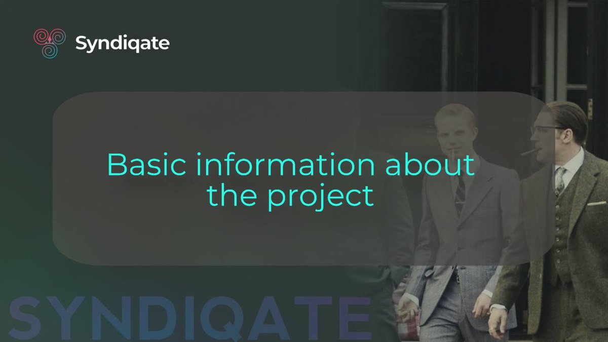 SyndiqateInfo's tweet photo. Presenting @SyndiqateInfo

👍Seed Round LIVE - 0,1$ lowest possible price
👍Blockchain, Smart Contracts, and NFT technologies in insurance service
👍 Project is organized by Financial and Insurance market experts.

Join our club - https://t.co/JLypqytoMi https://t.co/PEnK3NvNYp