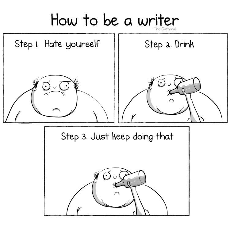 Truth... 😬
#writing #theoatmeal