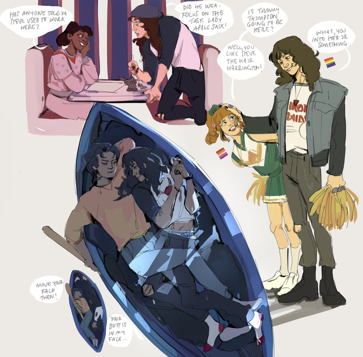 actual deleted footage of stranger things season 4 🤘

#StrangerThings4 #StrangerThingsfanart #steddie #ronance