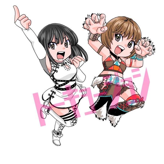 #東京女子プロレス
#コミック似顔絵
#tjpw 