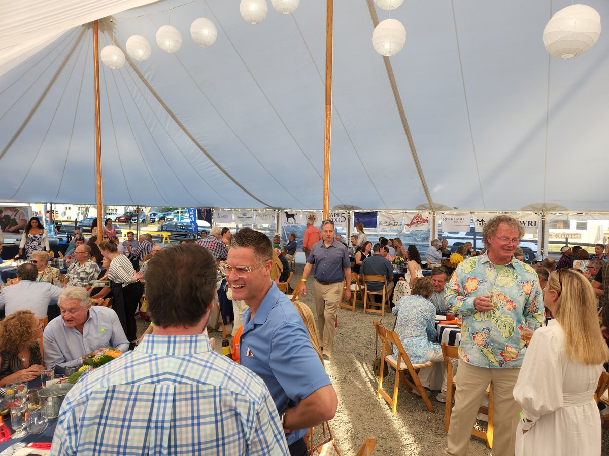 Thank you to everyone who joined us for the 31st Seafood Buffet &amp; Auction on July 7! Your support makes it possible for Sail MV to continue providing sailing classes for 400-500 youth every summer. #sailmv