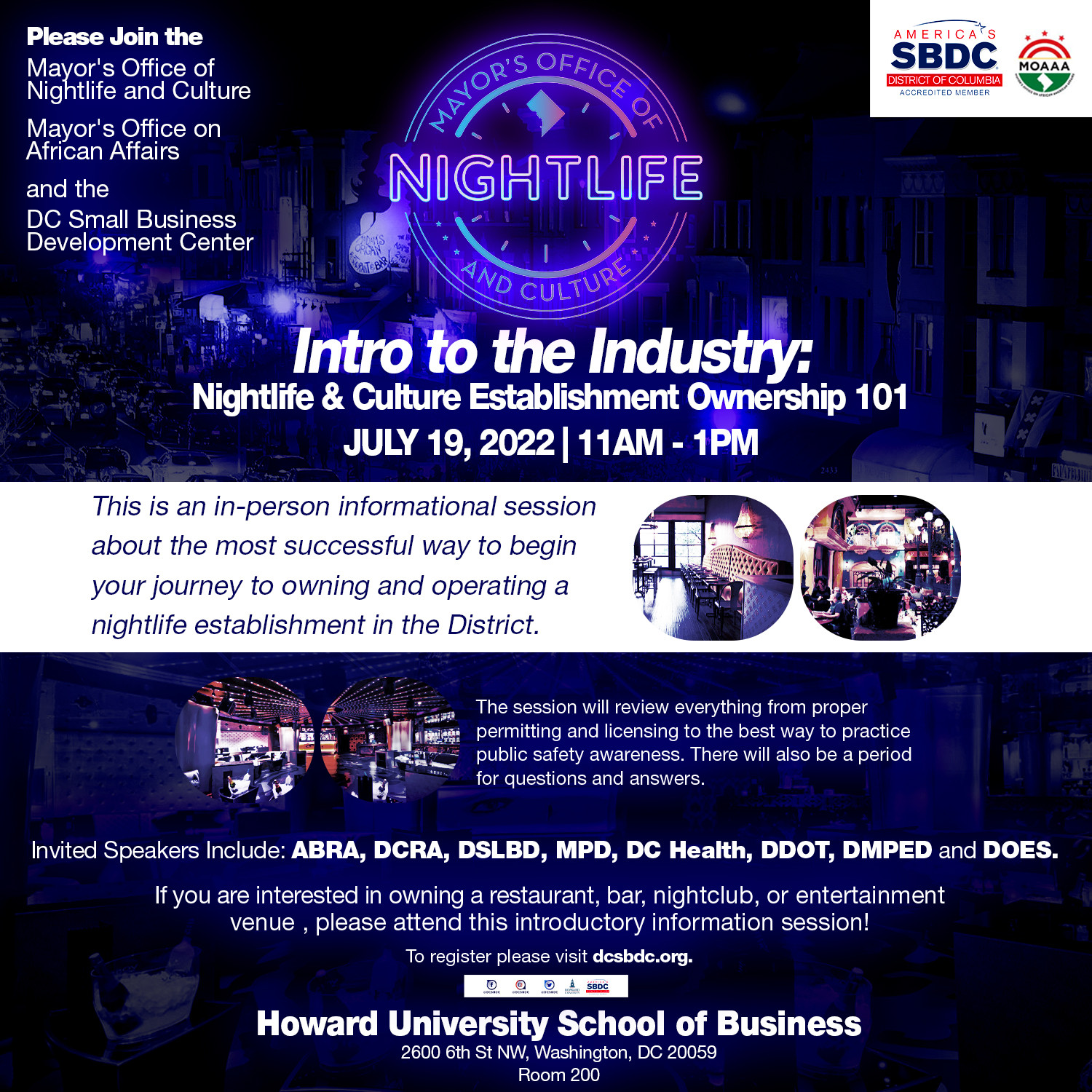 DC Small Business Development Center on Twitter "Intro to the Industry