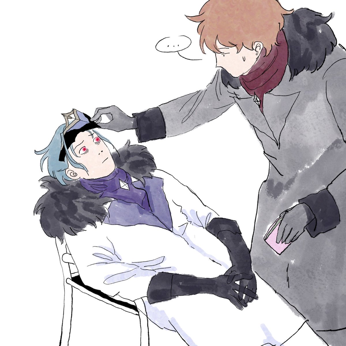 m0rbb's tweet image. dottore's new anti theft mask