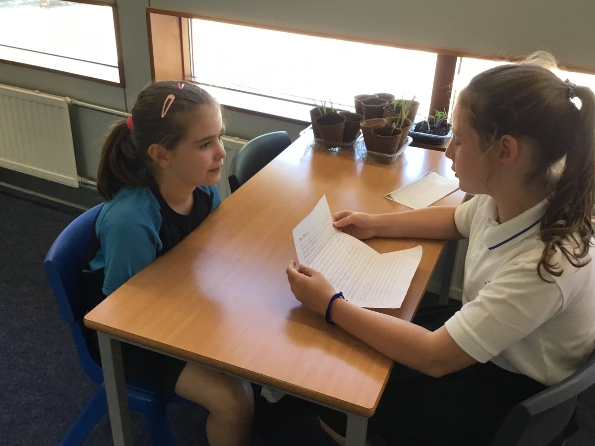 BSNJSV's tweet photo. #JSVYear3 receiving letters from #JSVYear4. Such well written and positive experiences to share. A time to ask and answer questions. https://t.co/Jx4x2aj6zK