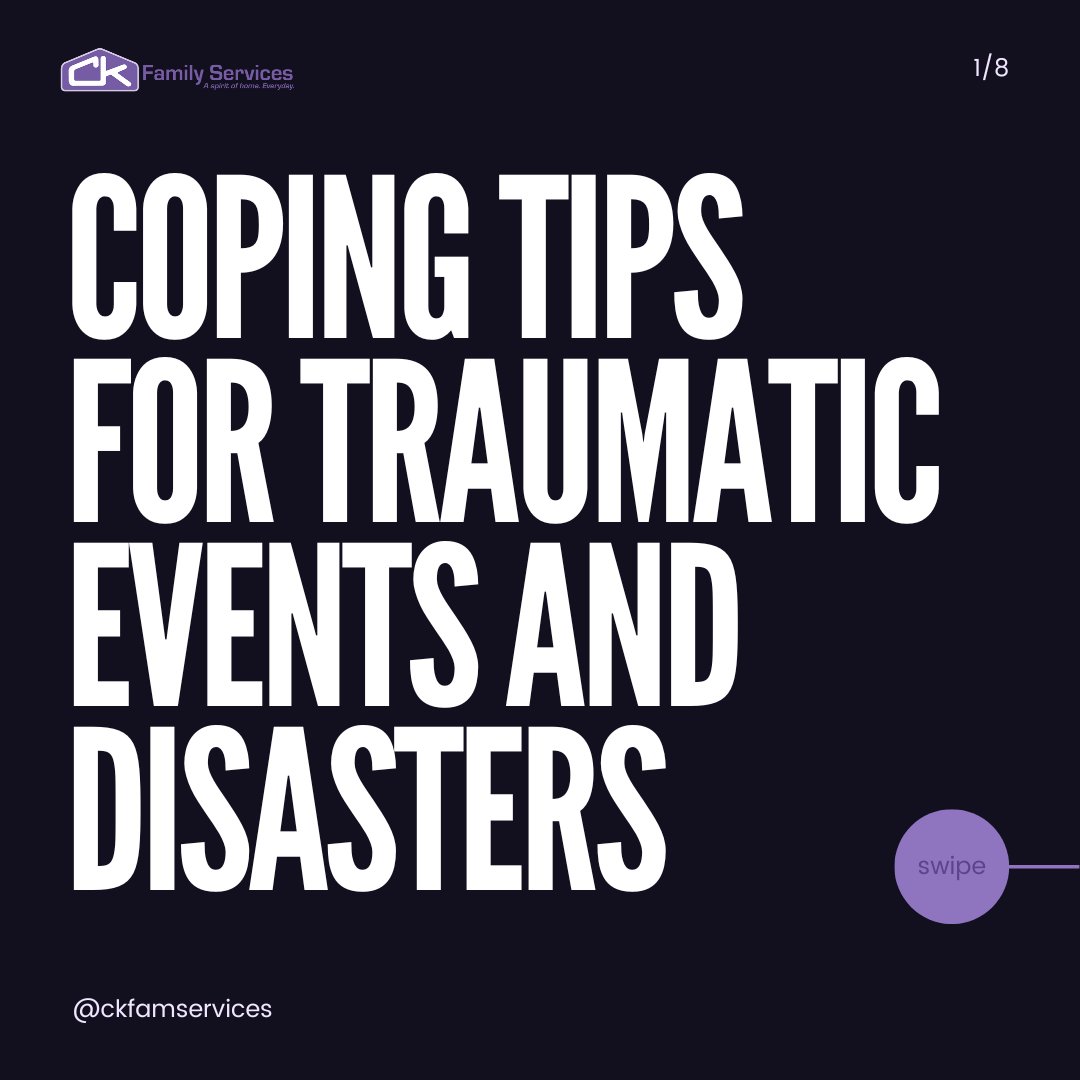 CKFamServices's tweet photo. (1/2) It's difficult to cope in the wake of trauma, but here are a few tips to hopefully guide you in your process.

#mentalhealth #Behavioralhealth #fostercare #fosteryouth #adoptivefamilies https://t.co/M531y57A3C