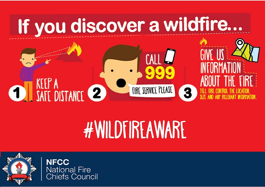 🔥☀️ HOT HOT HOT ☀️🔥
Please ensure that you're #wildfireaware this weekend. 
🌱 say no campfires
🌱extinguish cigarettes completely
🌱 take all your litter home
If you spot fire, follow these instructions: