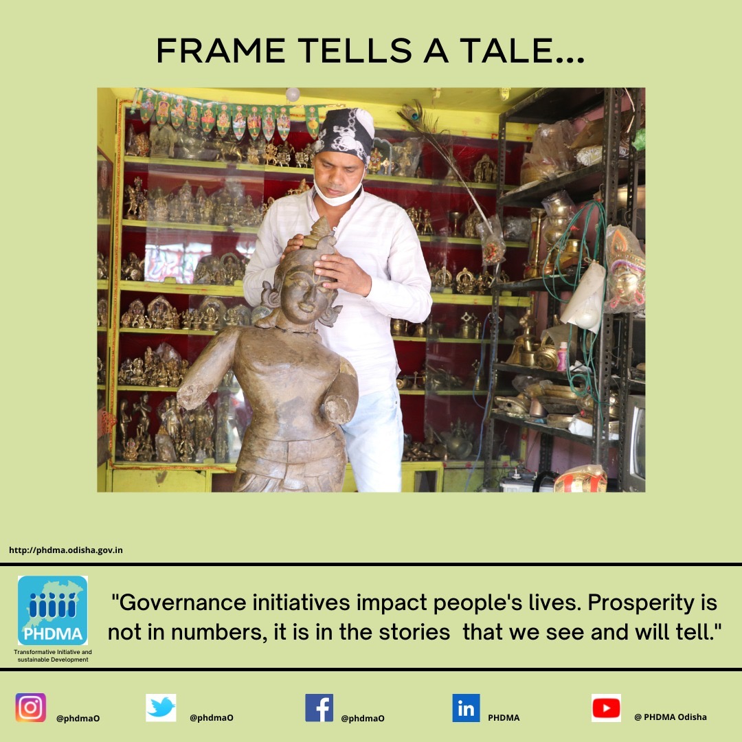 PhdmaO's tweet photo. FrameTellsATale:
Odisha's craftsmanship
and
craft economy
have stood the test of time.
#craftsmanship #crafts #crafteconomy #frametells #frametellsatale https://t.co/ZjozXOzY5Q