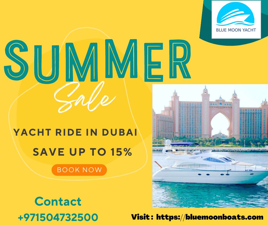 bluemoonboats's tweet photo. Best offer available in Yacht Ride Dubai.
For booking call on WhatsApp +971504732500
Visit : https://t.co/CV5z36e3M9

#yachtrentaldubai    #yachtcharterdubai  #yachtpartydubai #rentalyachts #yachtpartydubai  #yachting #boatsdubai #boatrentaldubai #boathiredubai https://t.co/E1jqmo76Uh